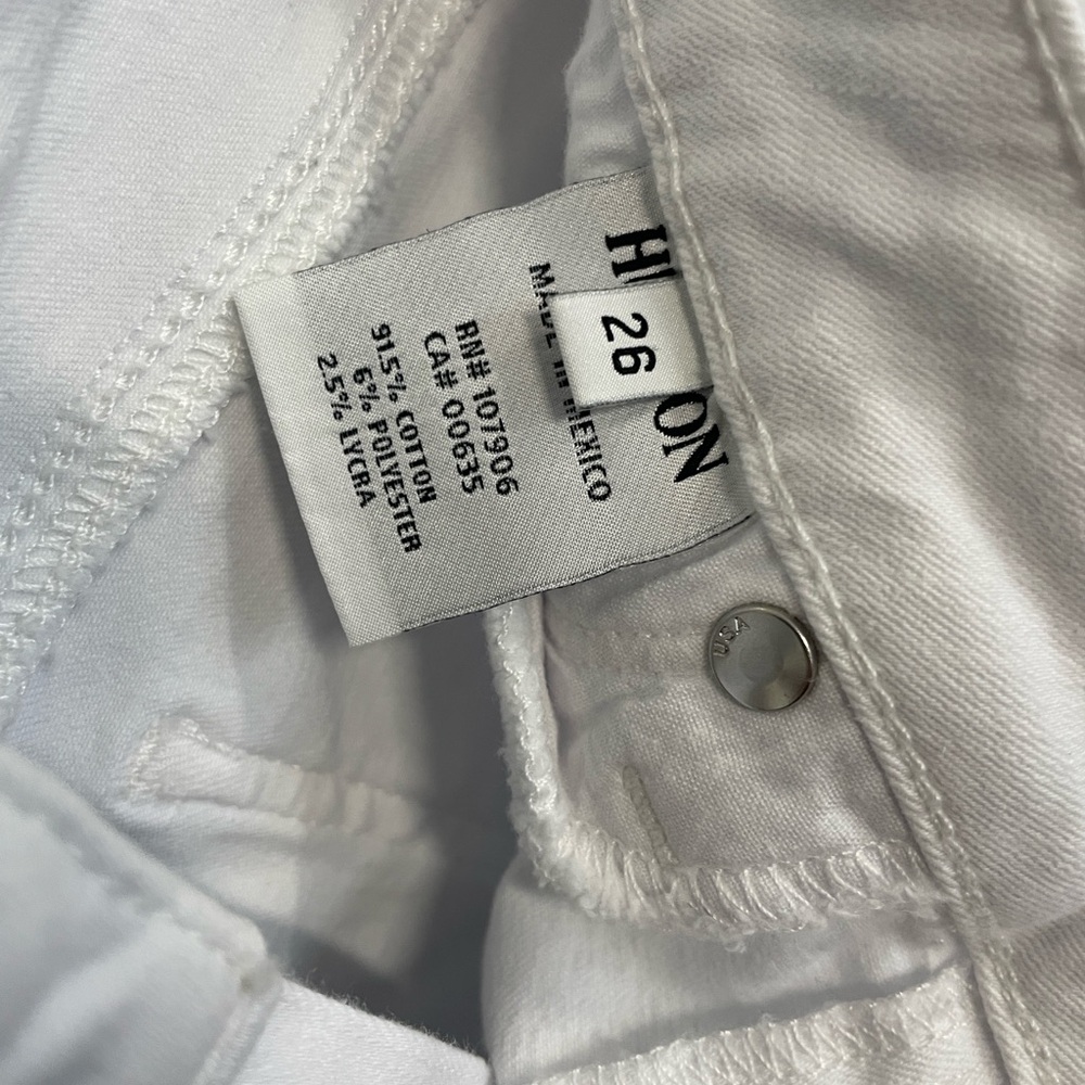 Hudson Jeans Classic White Denim - Picture 5 of 8